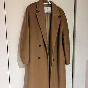Aritzia The Slouch coat in camel gold, original sizing 3